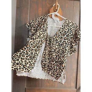 GIRLS POSH PEANUT SWIM COVER UP